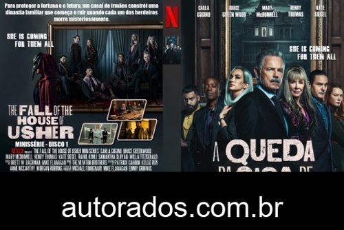 A Queda da Casa de Usher Minissérie Completa (2023) DVD-R AUTORADO –
