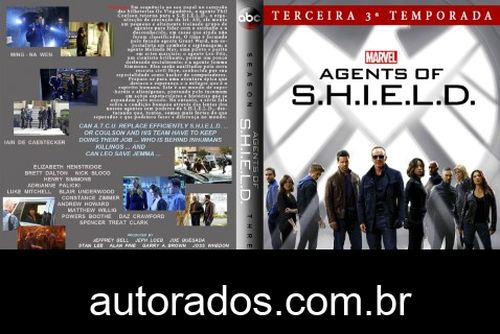 Agents of S.H.I.E.L.D. – 3ª Temporada Completa (2015) DVD-R AUTORADO –