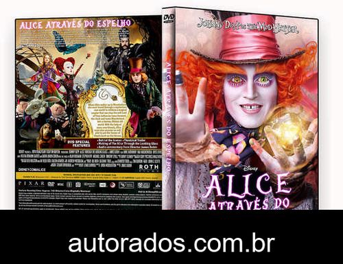 Alice Através do Espelho (2016) DVD-R OFICIAL –