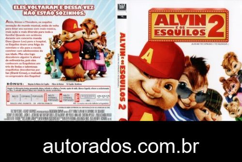 Alvin e os Esquilos 2 (2009) DVD-R OFICIAL –