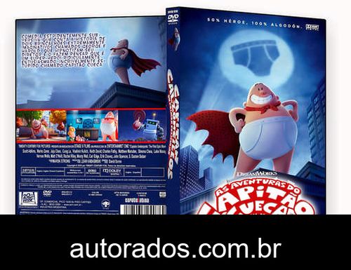 As Aventuras do Capitão Cueca – O Filme (2017) DVD-R OFICIAL –