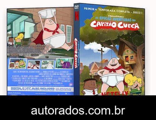 As Épicas Aventuras do Capitão Cueca 1ª Temporada Completa (2018) DVD-R AUTORADO –