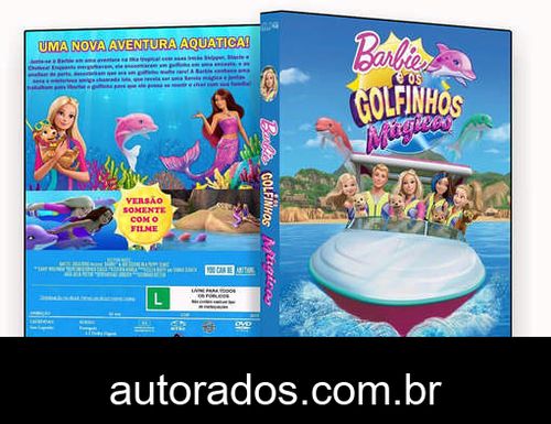 Barbie e os Golfinhos Mágicos (2018) DVD-R OFICIAL –