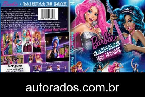 Barbie: Rainhas do Rock (2015) DVD-R OFICIAL –
