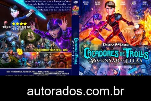 Caçadores de Trolls A ascensão dos titãs (2021) DVD-R AUTORADO –