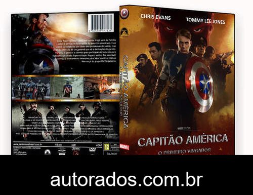 Capitão América: O Primeiro Vingador (2011) DVD-R OFICIAL –