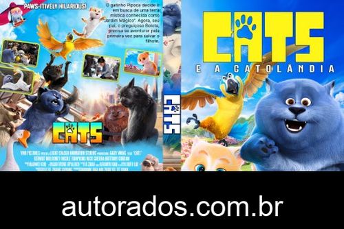 Cats e a Gatolândia (2018) DVD-R AUTORADO –