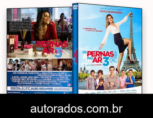 De Pernas pro Ar 3 (2019) DVD-R AUTORADO –