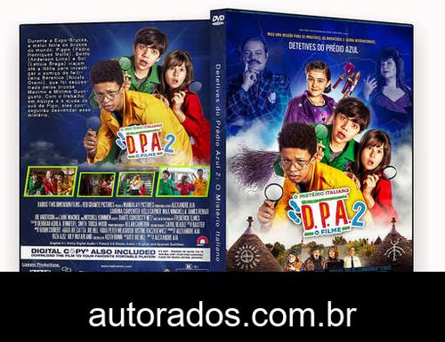 Detetives do Prédio Azul 2: O Mistério Italiano (2019) DVD-R AUTORADO –