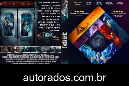 Escape Room 2: Tensão Máxima (2021) DVD-R AUTORADO –