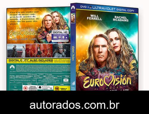 Festival Eurovision da Canção A Saga de Sigrit e Lars (2020) DVD-R AUTORADO –