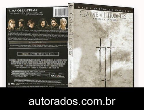 Game of Thrones – 3ª Temporada Completa (2017) DVD-R AUTORADO –