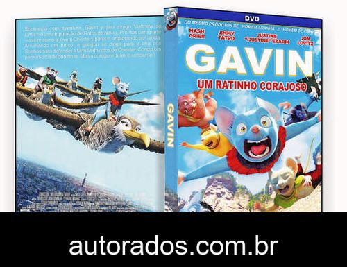 Gavin: Um Ratinho Corajoso (2018) DVD-R AUTORADO –