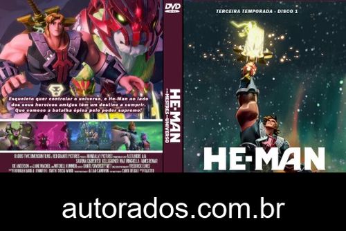 He-Man e os Mestres do Universo 3ª Temporada Completa (2022) DVD-R AUTORADO –