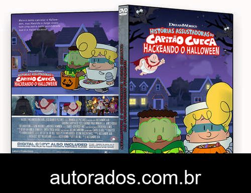 Histórias Assustadoras do Capitão Cueca Hackeando O Halloween (2019) DVD-R AUTORADO –