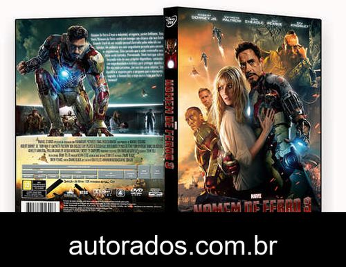 Homem de Ferro 3 (2013) DVD-R OFICIAL –
