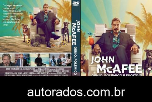 John McAfee: Gênio, Polêmico e Fugitivo (2022) DVD-R AUTORADO –