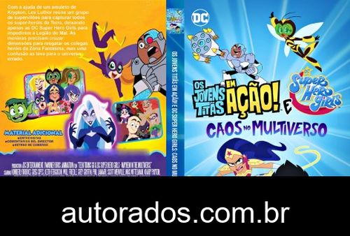 Jovens Titãs em Ação! & DC Super Hero Girls: Desordem (2022) DVD-R AUTORADO –