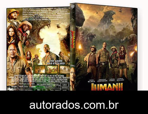 Jumanji: Bem-Vindo à Selva (2018) DVD-R OFICIAL –
