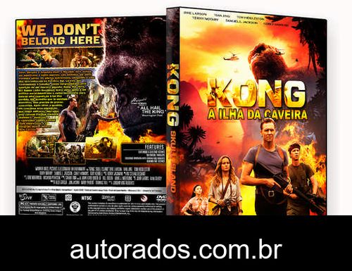 Kong: Ilha da Caveira (2017) DVD-R OFICIAL –
