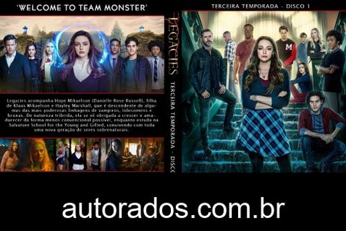 Legacies 3ª Temporada Completa (2021) DVD-R AUTORADO –