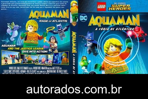 LEGO DC Comics Super Heróis: Aquaman – A Fúria de Atlântida (2018) DVD-R AUTORADO –