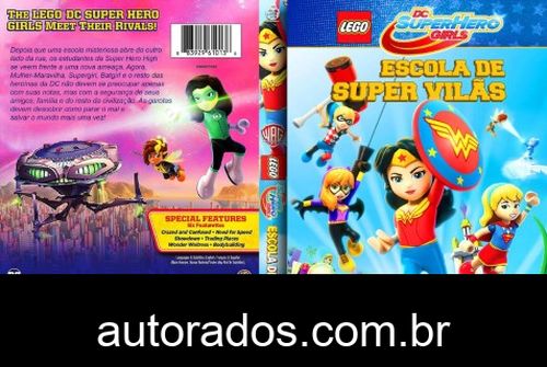 Lego DC Super Hero Girls Escola de Super Vilãs (2018) DVD-R OFICIAL –