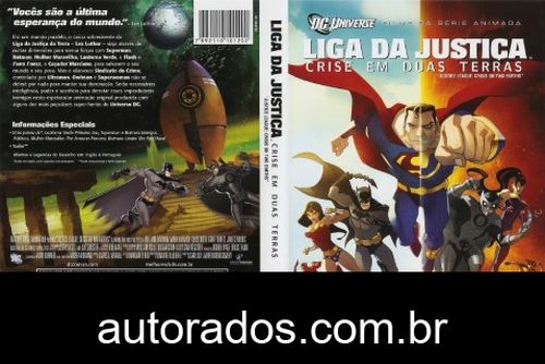 Liga da Justiça: Crise em Duas Terras (2010) DVD-R AUTORADO –