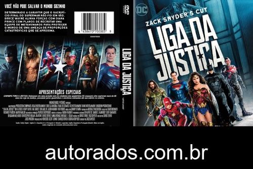 Liga da Justiça de Zack Snyder (2021) DVD-R AUTORADO –