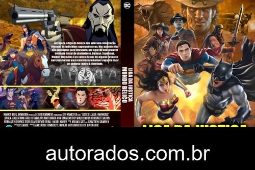 Liga da Justiça: Mundo Bélico (2023) DVD-R AUTORADO –