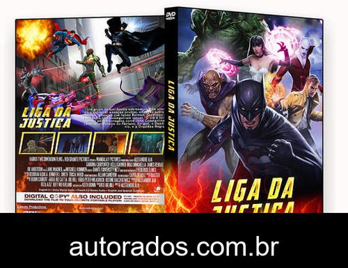 Liga da Justiça Sombria (2017) DVD-R OFICIAL –