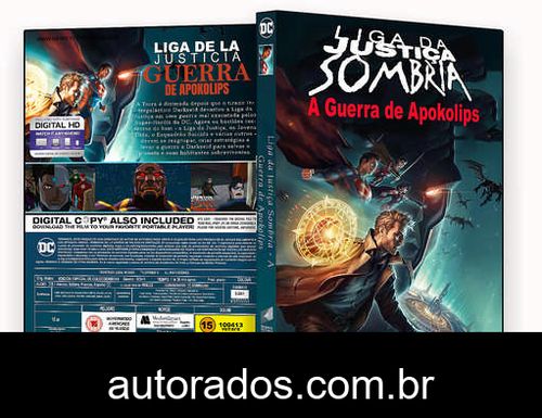 Liga da Justiça Sombria: Guerra de Apokolips (2020) DVD-R OFICIAL –