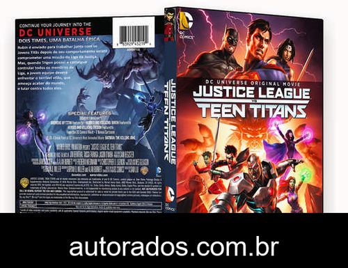 Liga da Justiça vs. Jovens Titãs (2016) DVD-R OFICIAL –