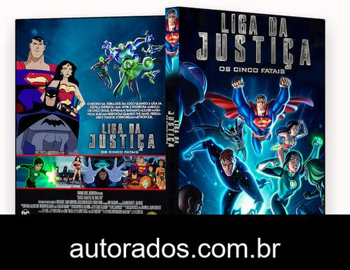Liga da Justiça vs. Os Cinco Fatais (2019) DVD-R AUTORADO –