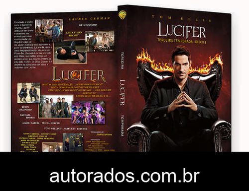 Lucifer 3ª Temporada Completa (2018) DVD-R AUTORADO –