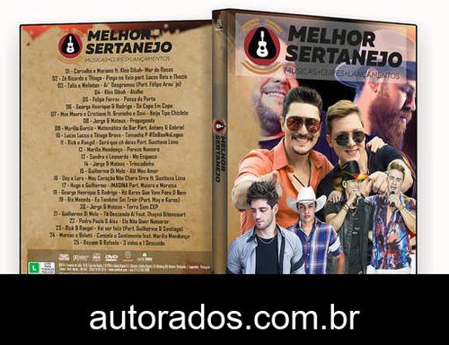 Melhor Sertanejo (2018) DVD-R –