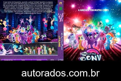 My Little Pony O Filme (2017) DVD-R OFICIAL –