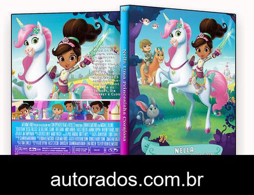 Nella Uma Princesinha Corajosa (2018) DVD-R OFICIAL –