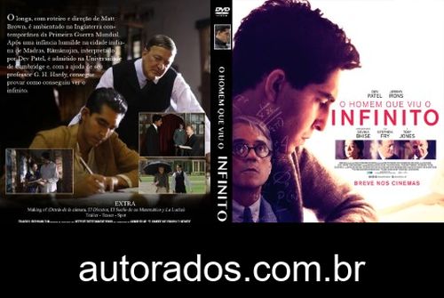 O Homem Que Viu o Infinito (2016) DVD-R AUTORADO –