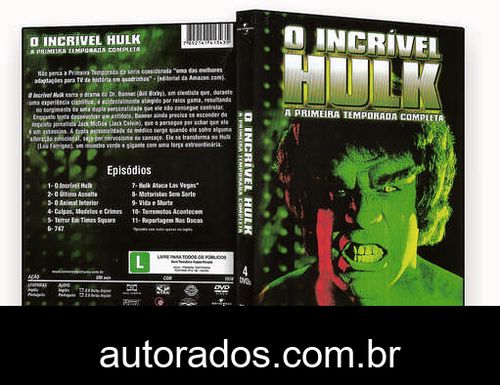 O Incrível Hulk 1ª Temporada Completa (1977) DVD-R OFICIAL –