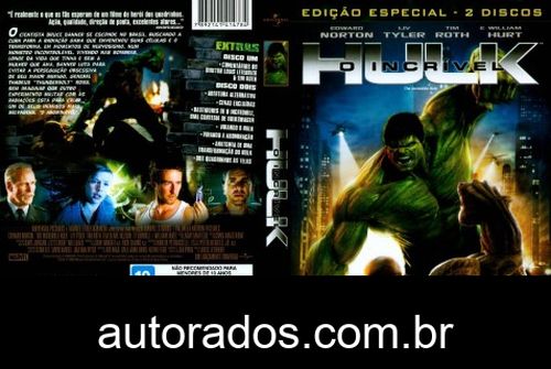 O Incrível Hulk (2008) DVD-R OFICIAL –