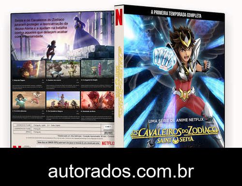 Os Cavaleiros do Zodíaco – 1ª Temporada Completa (2019) DVD-R AUTORADO –