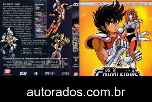 Os Cavaleiros do Zodíaco Box 2 (1986) DVD-R OFICIAL –