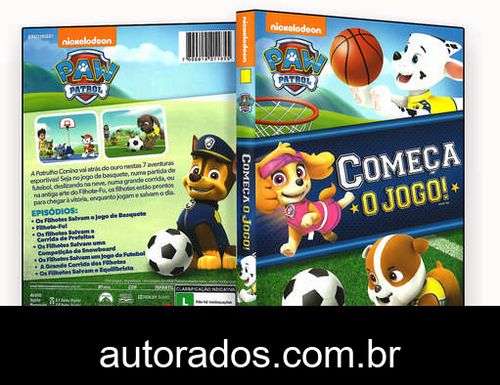 Paw Patrol – Começa O Jogo! (2017) DVD-R OFICIAL –