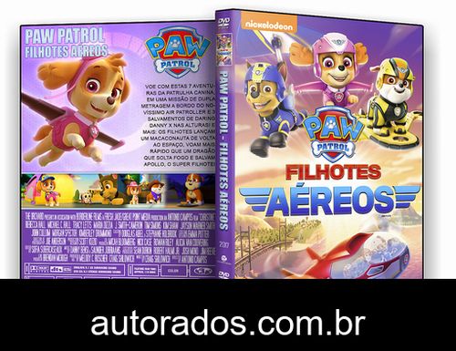 Paw Patrol Filhotes Aéreos (2017) DVD-R OFICIAL –
