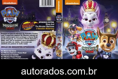 Paw Patrol Missão Patinha (2018) DVD-R OFICIAL –