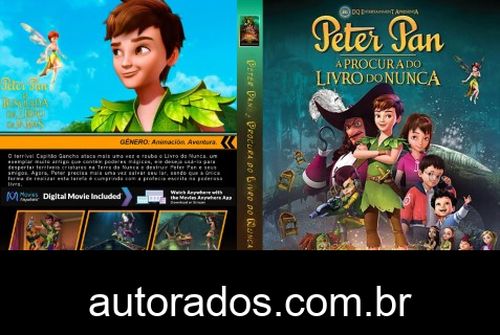 Peter Pan À Procura do Livro do Nunca (2018) DVD-R OFICIAL –