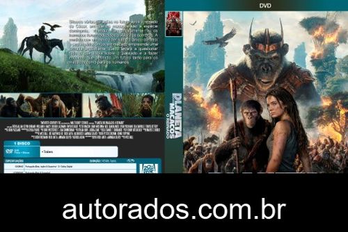 Planeta dos Macacos: O Reinado (2024) DVD-R AUTORADO –
