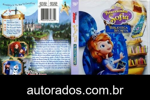 Princesinha Sofia: A Biblioteca Secreta (2016) DVD-R OFICIAL –
