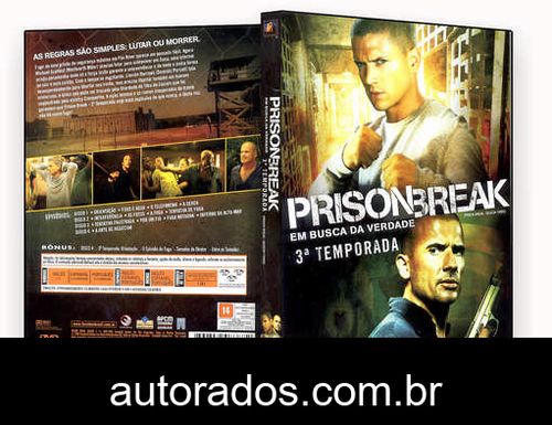 Prison Break 3° Temporada Completa (2008) DVD-R OFICIAL –